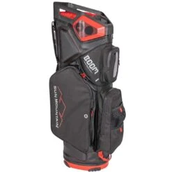 Sun Mountain Boom Cart Bag -EliteGolf Store sun mountain 2023 boom cart bag black red back itempicture