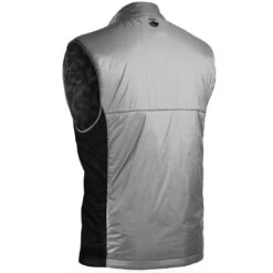 Sun Mountain Colter II Vest -EliteGolf Store sun mountain 2023 colter ii vest platinum black back itempicture