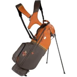 Sun Mountain Mid Stripe Stand Bag -EliteGolf Store sun mountain 2023 mid stripe stand bag cabin umber wheat itempicture