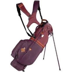Sun Mountain Mid Stripe Stand Bag -EliteGolf Store sun mountain 2023 mid stripe stand bag port brick gold itempicture