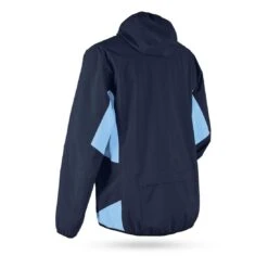 Sun Mountain Monsoon Hooded Rain Jacket 9 Sun Mountain Monsoon Hooded Rain Jacket -EliteGolf Store sun mountain 2023 monsoon hooded rain jacket navy glacier back itempicture