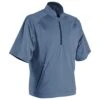 Sun Mountain Rainflex Elite Short Sleeve Rain Pullover -EliteGolf Store sun mountain 2023 rainflex elite ss rain pullover mirage navy itempicture