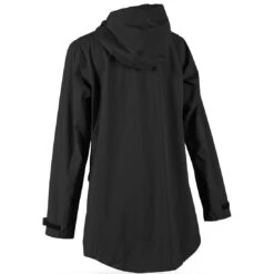 Sun Mountain Women's Monsoon Hooded Rain Parka 9 Sun Mountain Women's Monsoon Hooded Rain Parka -EliteGolf Store sun mountain 2023 womens monsoon hooded rain parka black back itempicture