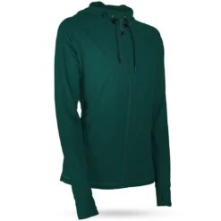 Sun Mountain Women's Second Layer Hooded Jacket -EliteGolf Store sun mountain 2023 womens second layer hooded jacket jade itempicture