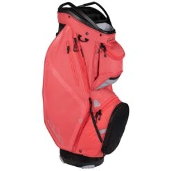 Sun Mountain 2023 Women's Stellar Cart Bag -EliteGolf Store sun mountain 2023 womens stellar cart bag black coral sleet back itempicture