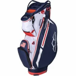 Sun Mountain Maverick Cart Bag -EliteGolf Store sun mountain 2024 maverick cart bag navy white red itempicture