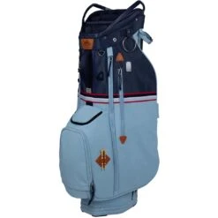 Sun Mountain Mid Stripe 14-Way Cart Bag -EliteGolf Store sun mountain 2024 mid stripe 14 way cart bag frost navy red itempicture