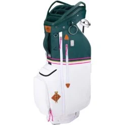 Sun Mountain Mid Stripe 14-Way Cart Bag -EliteGolf Store sun mountain 2024 mid stripe 14 way cart bag white jade azalea itempicture