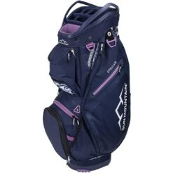 Sun Mountain Women's Stellar Cart Bag -EliteGolf Store sun mountain 2024 womens stellar cart bag navy tropic navy violet itempicture