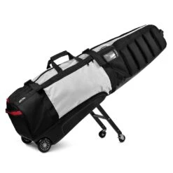 Sun Mountain Clubglider Meridian Travel Bag -EliteGolf Store sun mountain clubglider meridian travel bag black white red