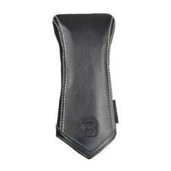 Sun Mountain Leather 3-Wood Headcover -EliteGolf Store sun mountain leather fairway headcover black white