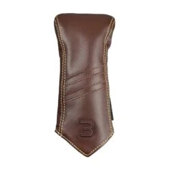 Sun Mountain Leather 3-Wood Headcover -EliteGolf Store sun mountain leather fairway headcover brown khaki