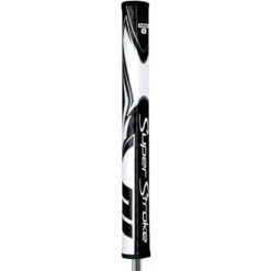 SuperStroke Zenergy Flatso 2.0 Putter Grip -EliteGolf Store superstroke zenergy flatso 2 0 putter grip black white itempicture