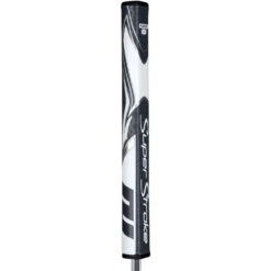 SuperStroke Zenergy Flatso 2.0 Putter Grip -EliteGolf Store superstroke zenergy flatso 2 0 putter grip grey white itempicture