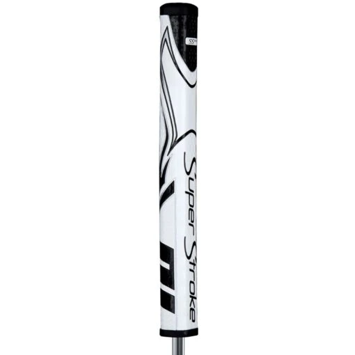 SuperStroke Zenergy SS2R Squared Putter Grip -EliteGolf Store superstroke zenergy ss2r squared putter grip white black itempicture