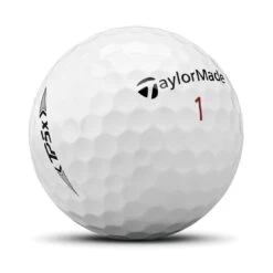 TaylorMade TP5x White Golf Balls 6 TaylorMade TP5x White Golf Balls -EliteGolf Store taylormade 2021 tp5x white golf balls sidestamp itempicture