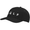 TaylorMade Lifestyle Golf Logo Hat -EliteGolf Store taylormade 2022 lifestyle golf logo hat black hero itempicture