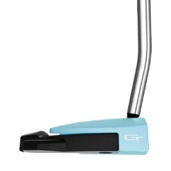 TaylorMade Women's Spider GTX Ice Blue Single Bend Putter -EliteGolf Store taylormade spider gtx ice blue single bend putter toe itempicture