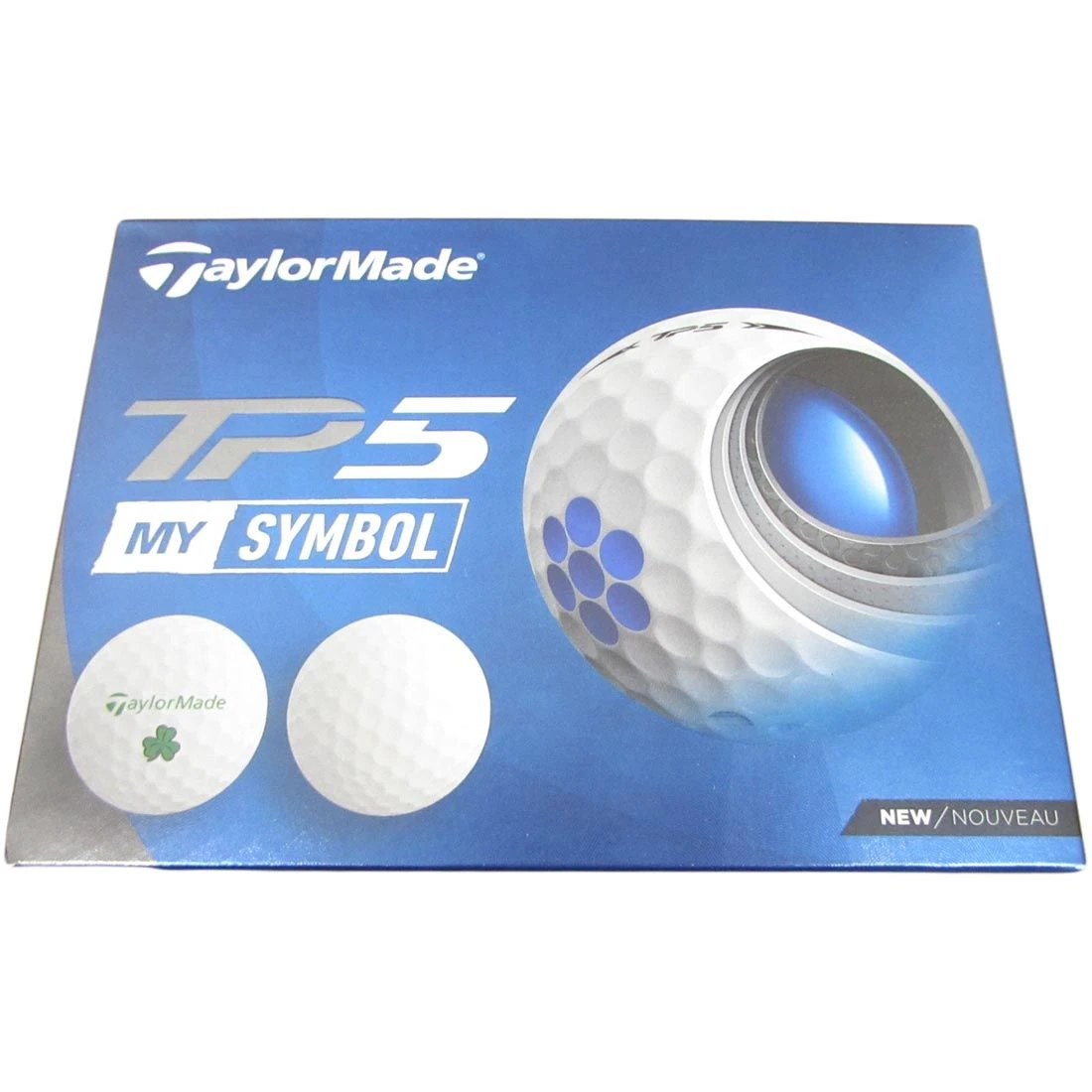 TaylorMade TP5 My Symbol Clover Golf Balls 3 TaylorMade TP5 My Symbol Clover Golf Balls