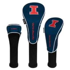 Team Effort NCAA Set Of 3 Headcovers 41 Team Effort NCAA Set Of 3 Headcovers -EliteGolf Store te 59h3 illinois fighting illini 1
