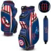 Team Effort Marvel Captain America Bucket III Cooler Cart Bag -EliteGolf Store team effort marvel bucket iii cart bag captain america itempicture