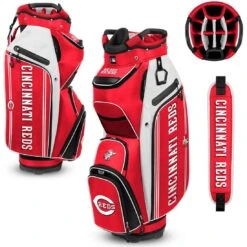 Team Effort MLB Bucket III Cooler Cart Bag -EliteGolf Store team effort mlb bucket 3 cooler cart bag cincinnati reds itempicture