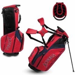 Team Effort MLB Caddie Carry Hybrid Bag -EliteGolf Store team effort mlb caddie carry hybrid bag los angeles angels itempicture