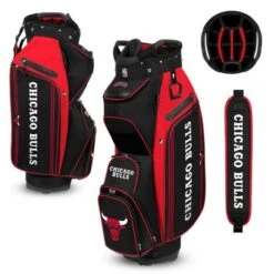 Team Effort NBA Bucket III Cooler Cart Bag -EliteGolf Store team effort nba bucket 3 cooler cart bag chicago bulls itempicture