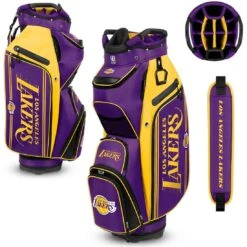Team Effort NBA Bucket III Cooler Cart Bag -EliteGolf Store team effort nba bucket 3 cooler cart bag los angeles lakers itempicture