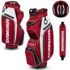 Team Effort NCAA Bucket III Cooler Cart Bag -EliteGolf Store team effort ncaa bucket 3 cooler cart bag arkansas razorbacks itempicture