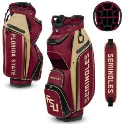 Team Effort NCAA Bucket III Cooler Cart Bag -EliteGolf Store team effort ncaa bucket 3 cooler cart bag florida state seminoles itempicture
