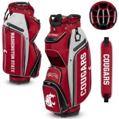 Team Effort NCAA Bucket III Cooler Cart Bag -EliteGolf Store team effort ncaa bucket 3 cooler cart bag washington state cougars itempicture