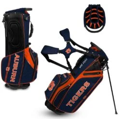 Team Effort NCAA Caddie Carry Hybrid Bag -EliteGolf Store team effort ncaa caddie carry hybrid bag auburn tigers itempicture