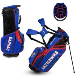 Team Effort NCAA Caddie Carry Hybrid Bag -EliteGolf Store team effort ncaa caddie carry hybrid bag kansas jayhawks itempicture