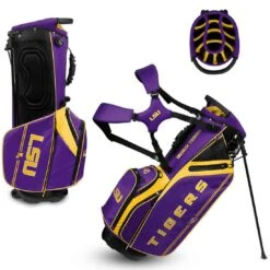 Team Effort NCAA Caddie Carry Hybrid Bag -EliteGolf Store team effort ncaa caddie carry hybrid bag lsu tigers itempicture