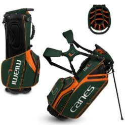 Team Effort NCAA Caddie Carry Hybrid Bag -EliteGolf Store team effort ncaa caddie carry hybrid bag miami hurricanes itempicture