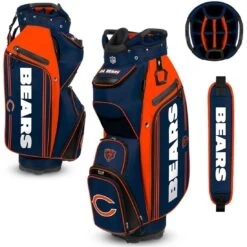 Team Effort NFL Bucket III Cooler Cart Bag -EliteGolf Store team effort nfl bucket 3 cooler cart bag chicago bears itempicture