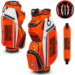 Team Effort NFL Bucket III Cooler Cart Bag -EliteGolf Store team effort nfl bucket 3 cooler cart bag cleveland browns itempicture