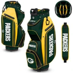 Team Effort NFL Bucket III Cooler Cart Bag -EliteGolf Store team effort nfl bucket 3 cooler cart bag green bay packers itempicture