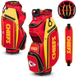 Team Effort NFL Bucket III Cooler Cart Bag -EliteGolf Store team effort nfl bucket 3 cooler cart bag kansas city chiefs itempicture