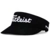 Titleist Tour Staff Visor -EliteGolf Store titleist 2019 tour staff visor black white