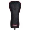 Titleist Jet Black Leather Driver Headcover -EliteGolf Store titleist 2020 jet black leather driver headcover 01