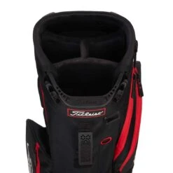 Titleist 2022 Players 4 Stand Bag -EliteGolf Store titleist 2021 players 4 stand bag black black red top cuff