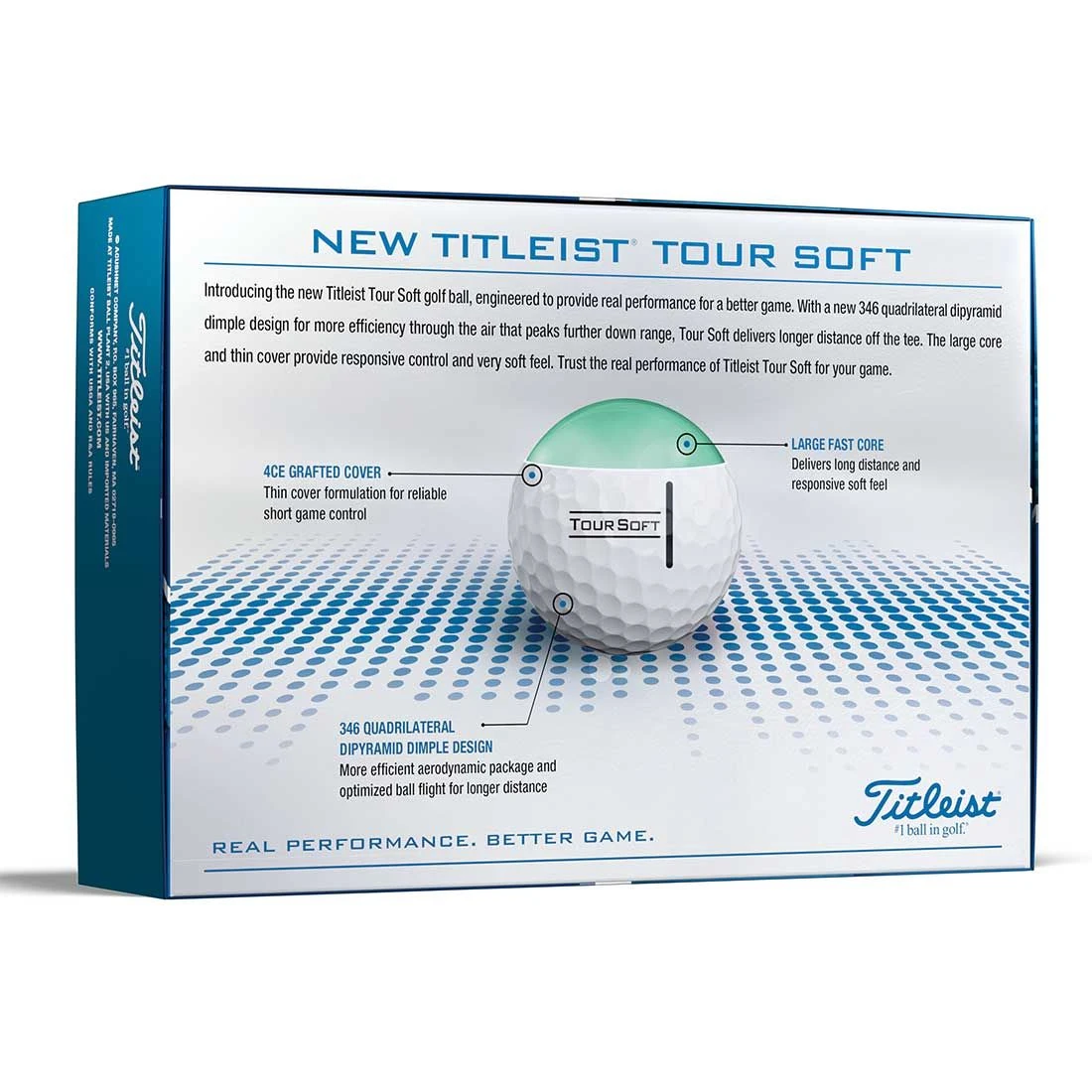 Titleist Tour Soft White Personalized Golf Balls 6 Titleist Tour Soft White Personalized Golf Balls - Image 4