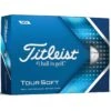 Titleist Tour Soft White Personalized Golf Balls -EliteGolf Store titleist 2022 tour soft white golf balls lid itempicture 1
