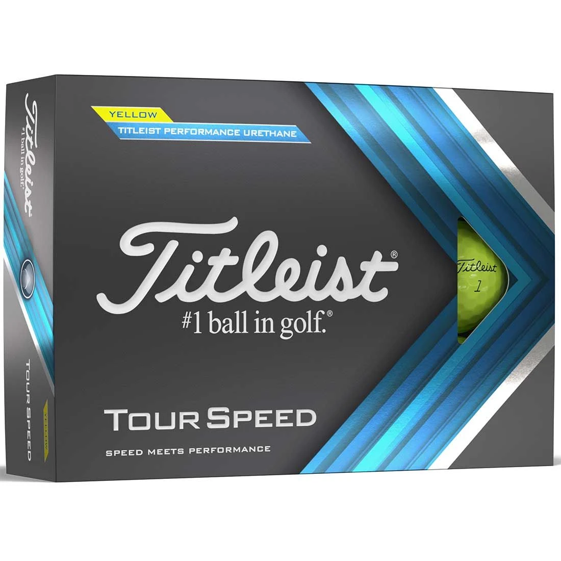 Titleist Tour Speed Yellow Golf Balls 3 Titleist Tour Speed Yellow Golf Balls