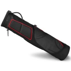 Titleist Carry Bag -EliteGolf Store titleist 2023 carry bag black black red back itempicture
