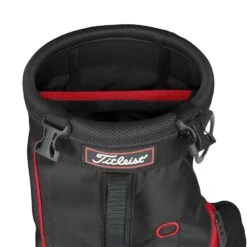 Titleist Carry Bag -EliteGolf Store titleist 2023 carry bag black black red top itempicture