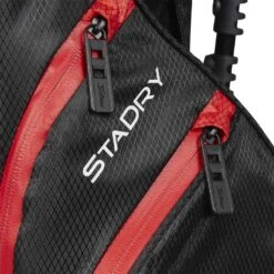 Titleist Players 4 Stadry Stand Bag -EliteGolf Store titleist 2023 players 4 stadry stand bag black black red detail1 itempicture
