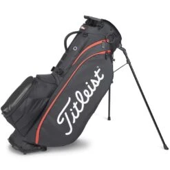 Titleist Players 5 Stand Bag -EliteGolf Store titleist 2023 players 5 stand bag black black red itempicture